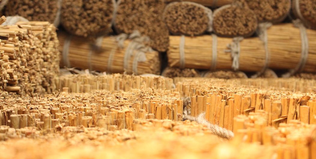 Ceylon Cinnamon bundles ready for exportation