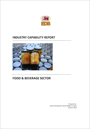 Industry Capability Report - Sri Lankan Food and Beverage