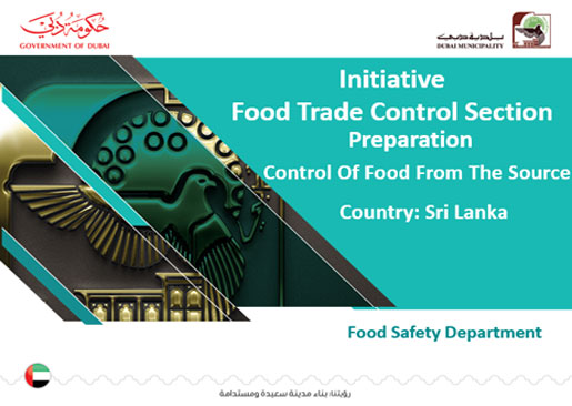 Control of Food from the Source - Sri Lanka