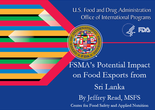 FSMA’s Potential Impact on Food Exports from Sri Lanka