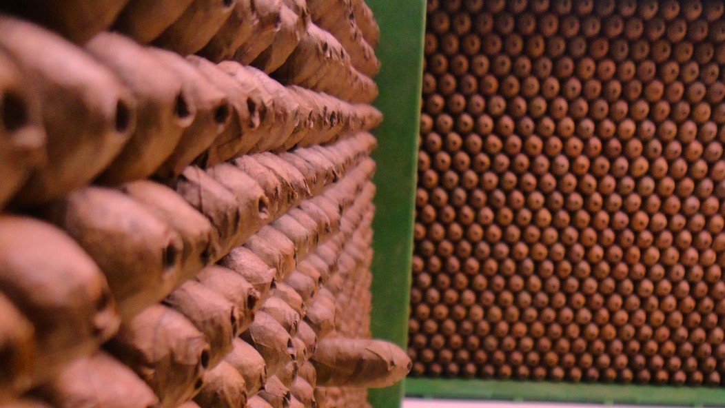 Tobacco bobbins in Display in Sri Lanka  