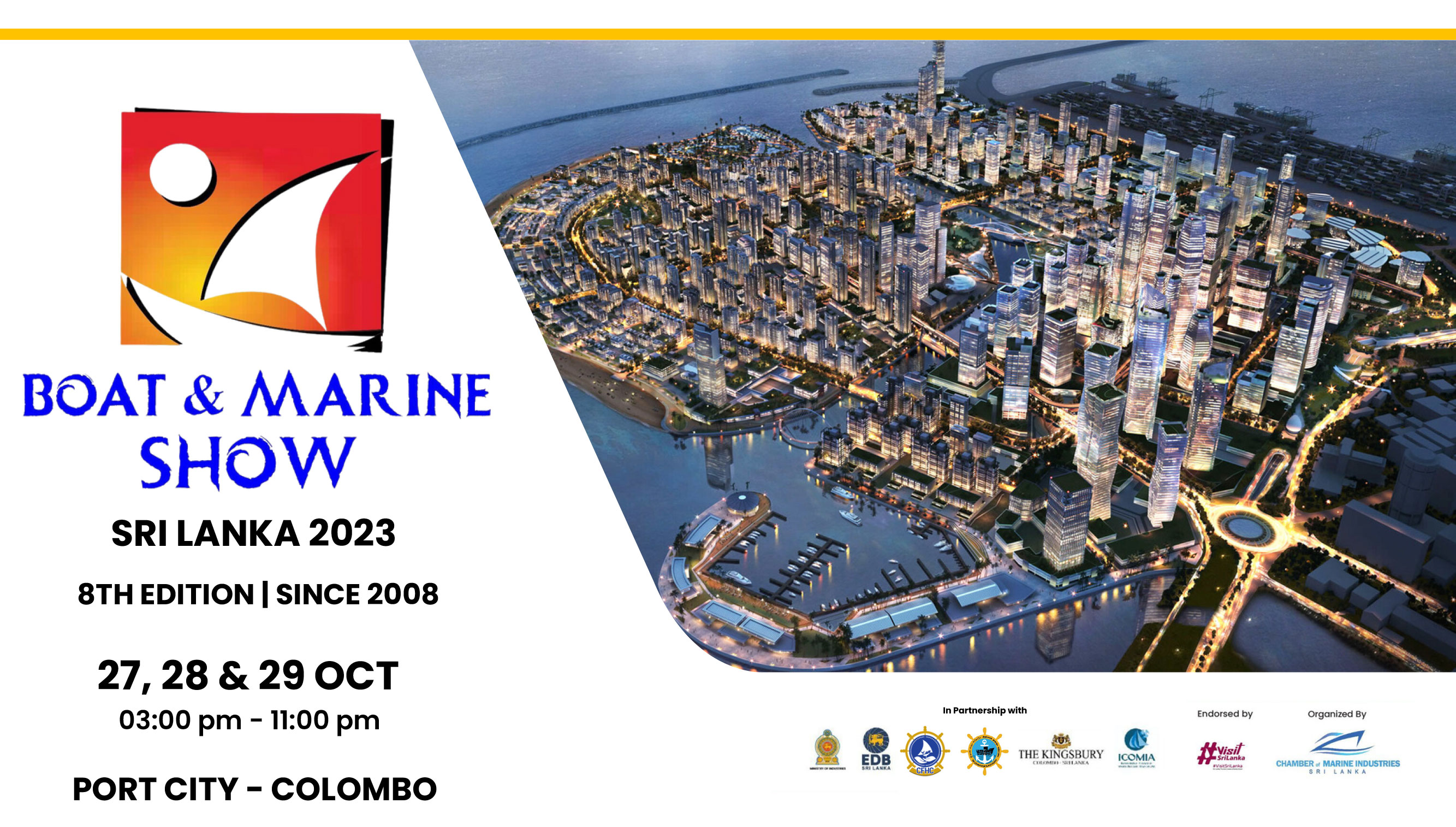 Boat & Marine Show Sri Lanka 2023 at Port City Marina