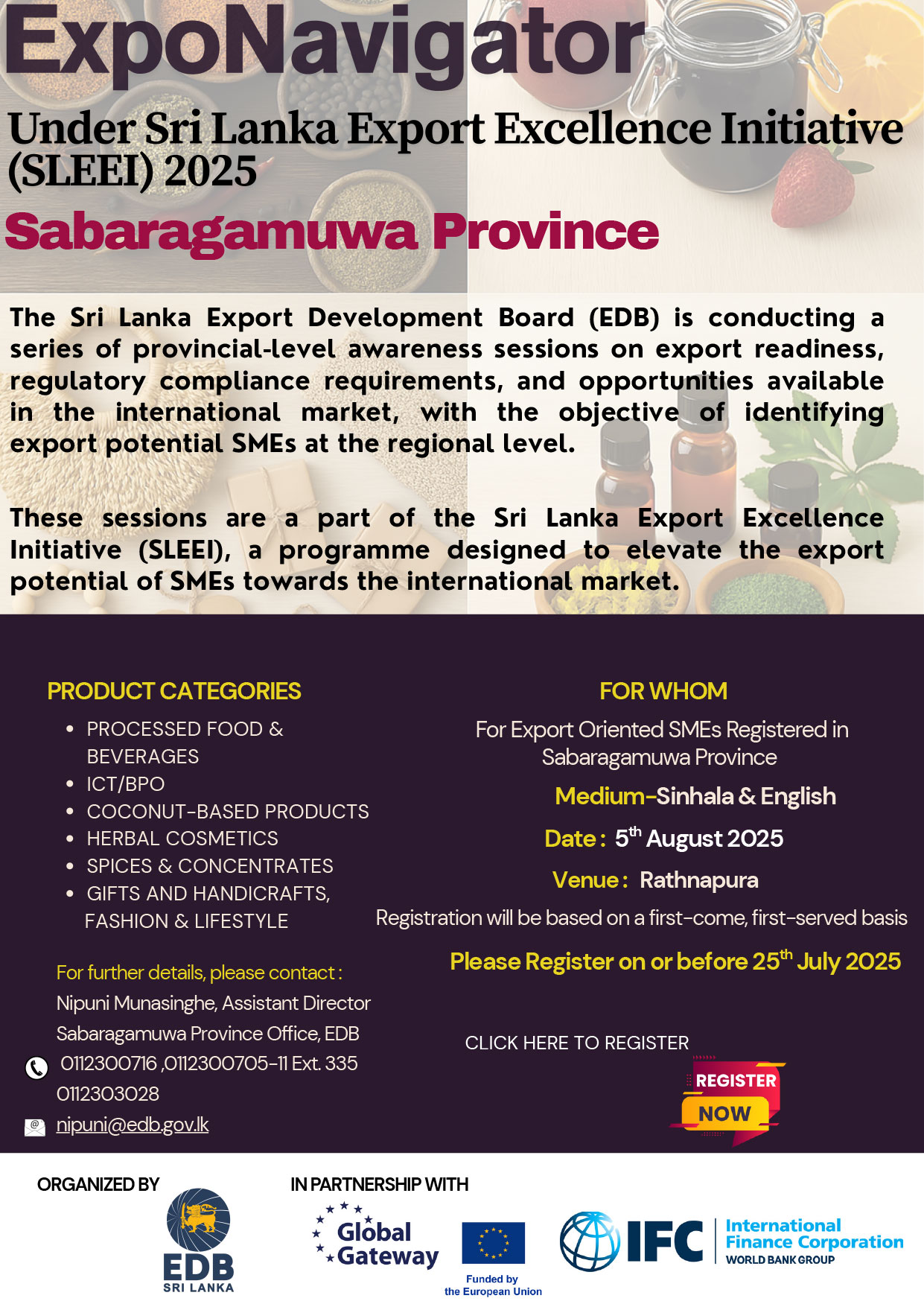 ExpoNavigator - Sabaragamuwa Province