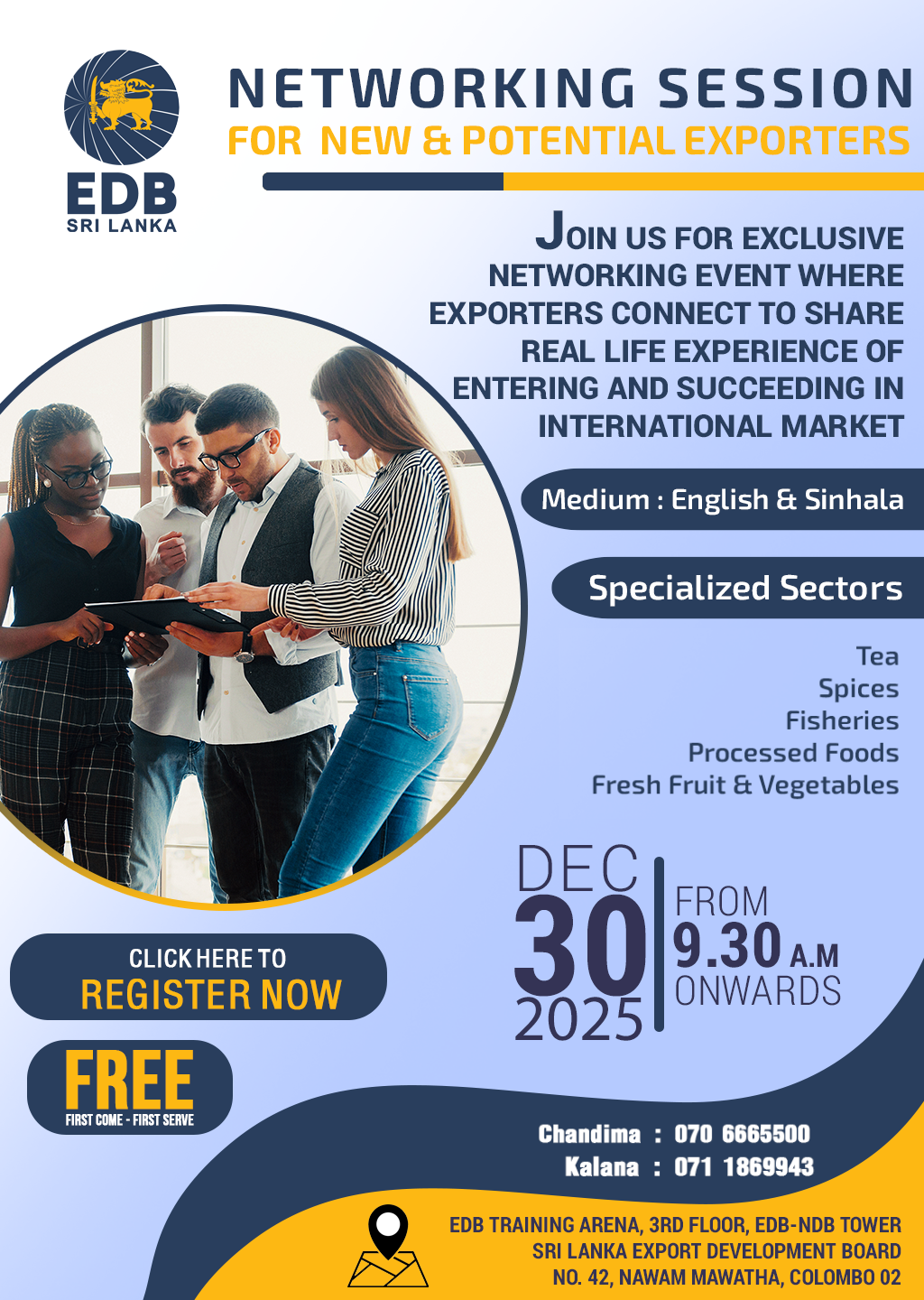 Networking Session for New & Potential Exporters