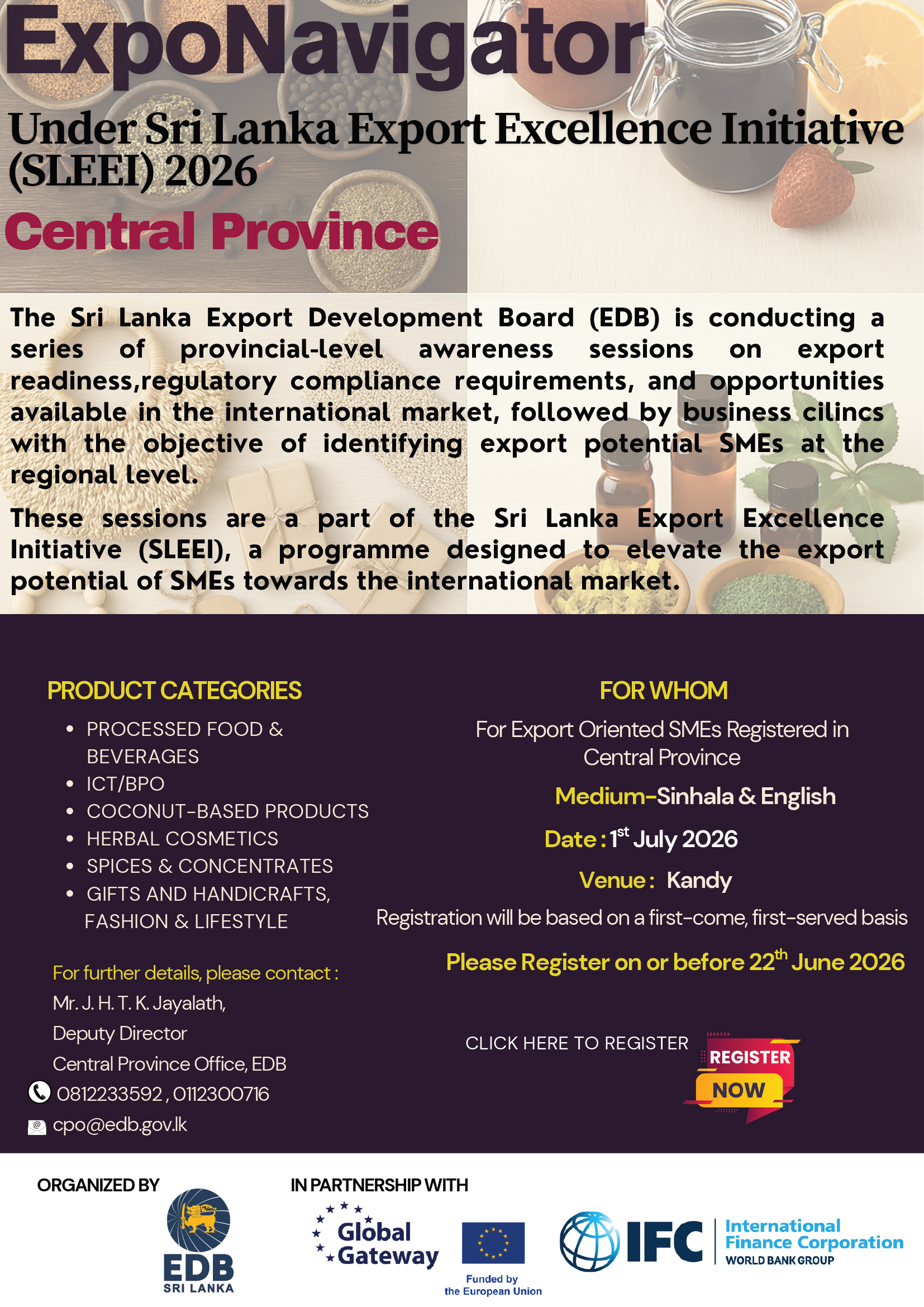 ExpoNavigator - Central Province