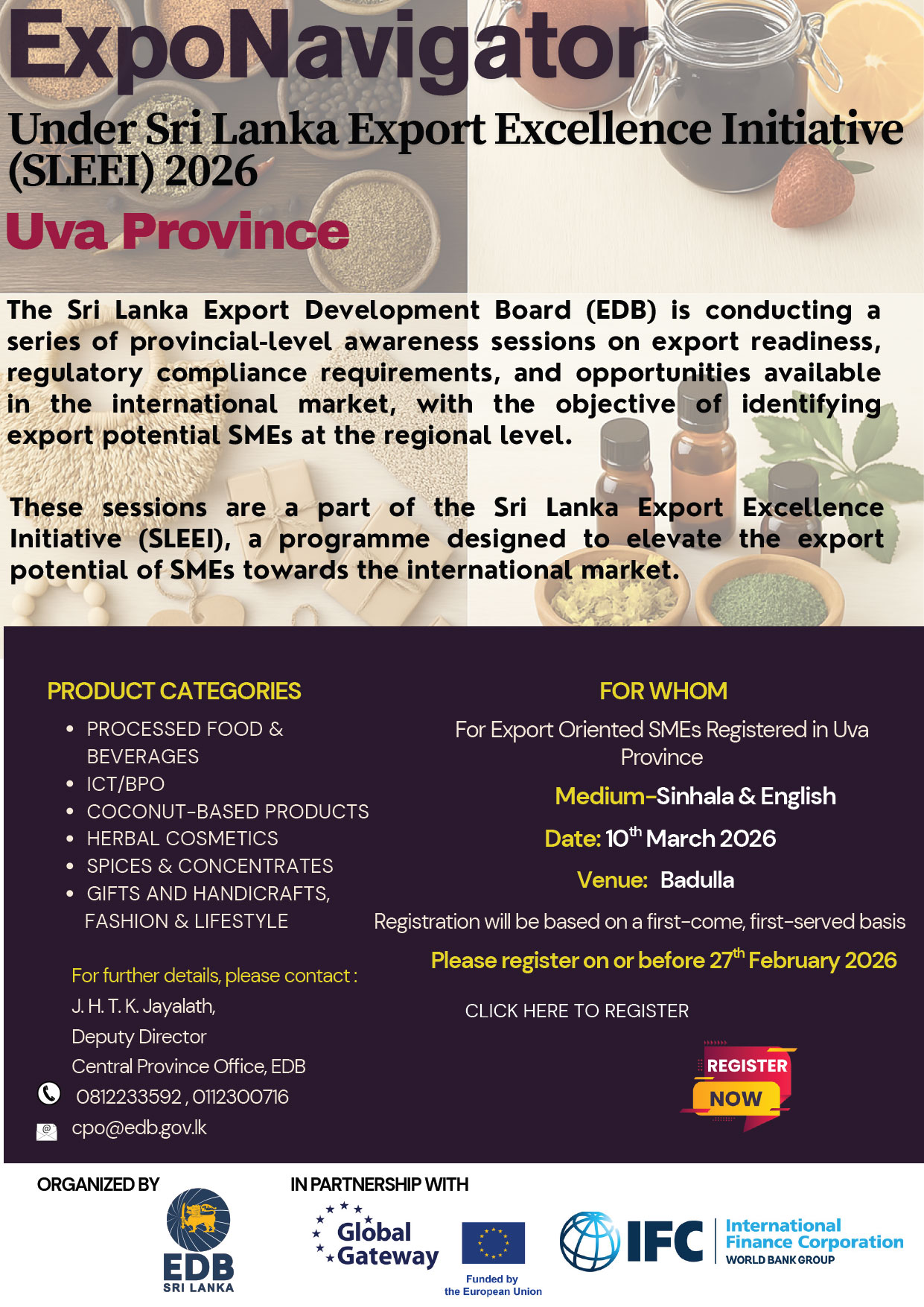 ExpoNavigator - Uva Province