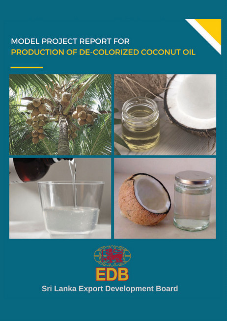 Production of De-Colorized Coconut Oil